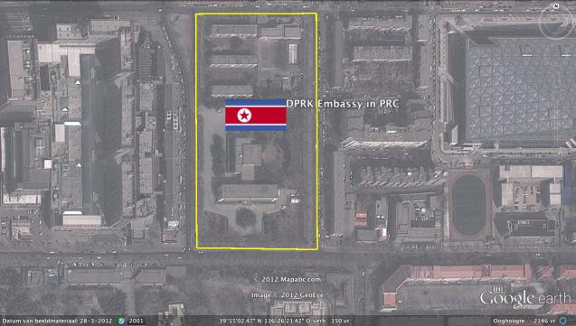 DPRK Embassy in Beijing (Photo: Google image)
