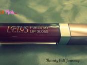 REVIEW, SWATCHES: Lotus Herbals Purestay Gloss Peach Pink