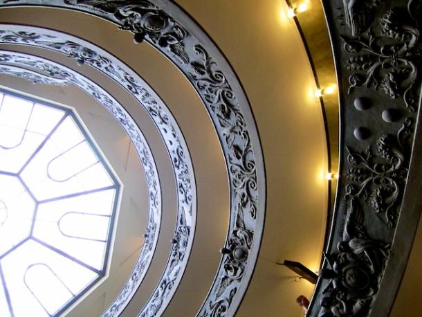 Vatican Museum Stairs - Rome