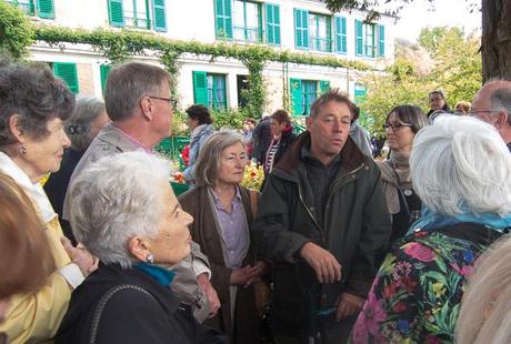 Head gardener, James Priest, at Giverny