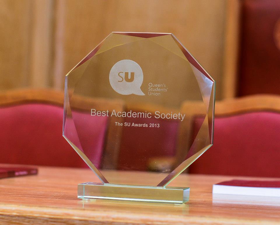 An award we were given by the university.