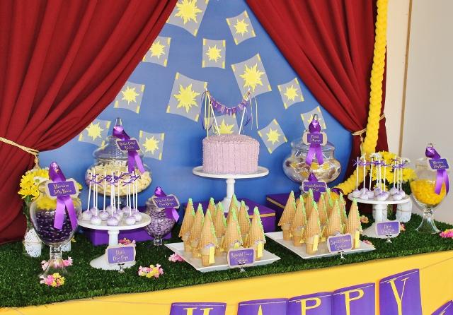 A Tangled Themed Party by The Sweet Cart