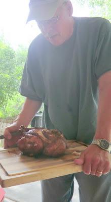 Fires; Trashcan Cooking over wood