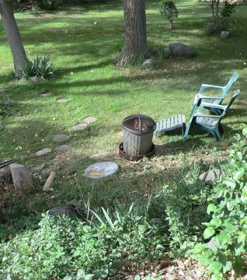 Fires; Trashcan Cooking over wood