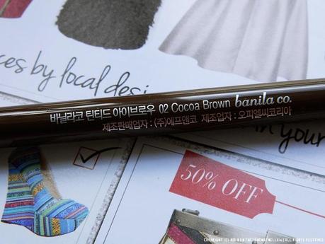 REVIEW | Banila co. Eye Love Tinted Eyebrow 02 Cocoa Brown