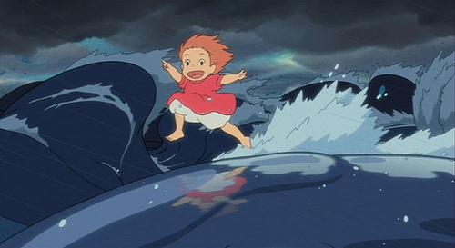 Ponyo-A-3 running on water