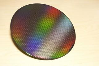 An etched silicon wafer. (Credit: Flickr @ Rob Bulmahn http://www.flickr.com/photos/rbulmahn/)