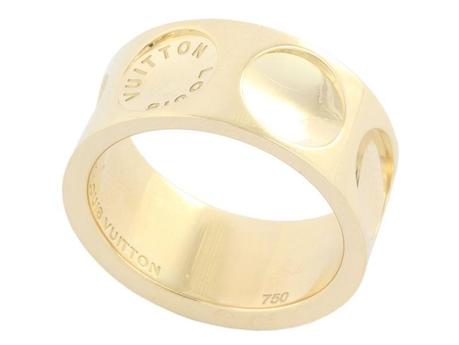 2 11684 213613  louis vuitton 18k yellow gold large empreinte ring    d36e89 Louis Vuitton Ring