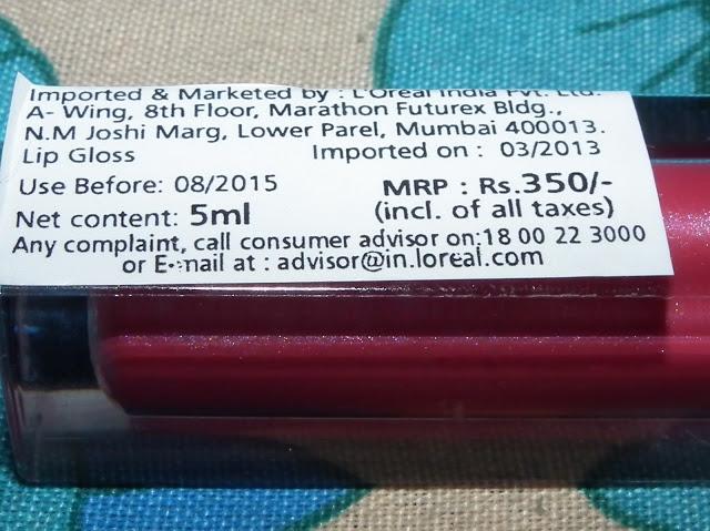 Review and Swatches | Maybelline Color Sensational Lip Gloss One Shine Day