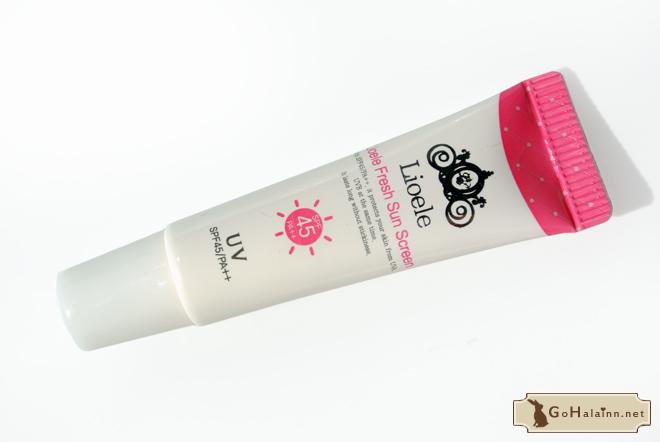 Lioele Fresh Sun Screen Review