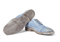 Washed And Wear!:  Maison Martin Margiela Washed-Leather Oxford Shoes