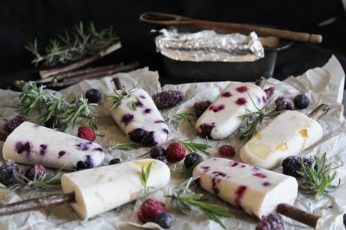 Coconut Milk Fruit Popsicles from The Rawsome Vegan Life 