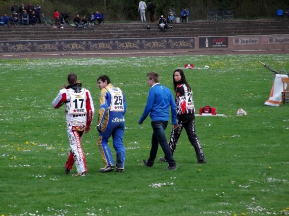 Rare Female Speedway Rider