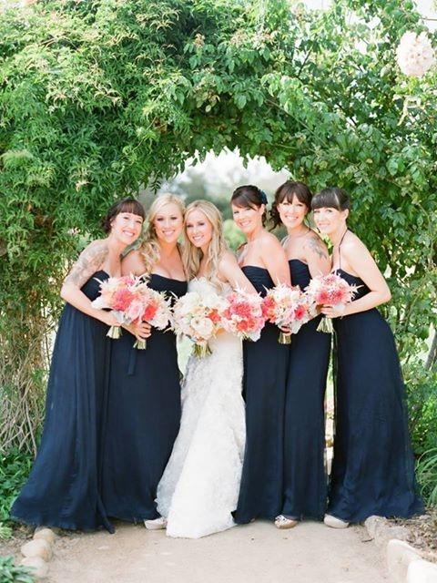 Bridesmaids and Bride