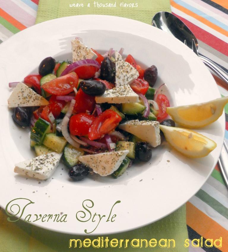 Taverna Style Mediterranean Salad