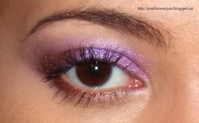 violet  eyeshaow