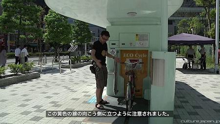 Japan's Automated Underground Bike Storage