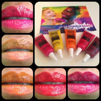 OCC Lip Tar Stained gloss Swatches