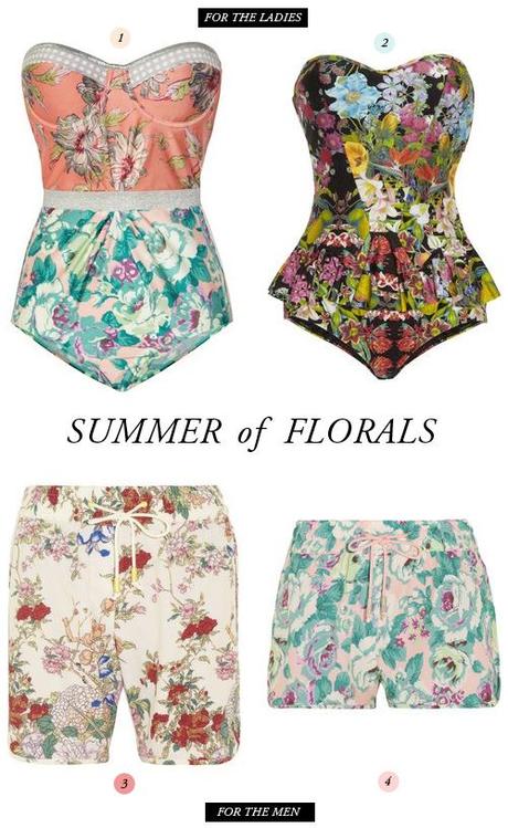 Floral swimsuits