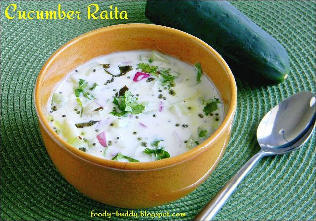 Cucumber Raita / Cucumber Yogurt Salad