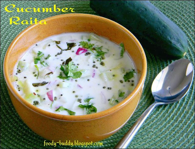 Cucumber Raita / Cucumber Yogurt Salad