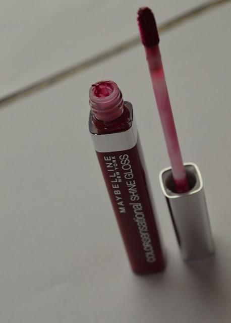 Maybelline New York  Color Sensational Shine Gloss Stellar Berry 360 - Review, Pics, Swatches