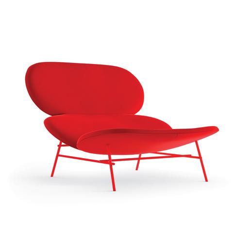 Red Kelly chair by Claesson Koivisto Rune for Tacchini.