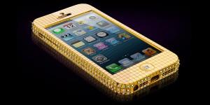 Solid Gold with Diamonds iPhone 5