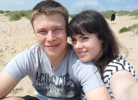Canoodling on Camber Sands.