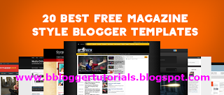 Top 20 Best Free Blogger Templates