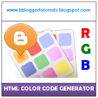 How to add Hex Colour Code Generator & Wheel Tool To Blogger