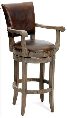 wooden pub stool