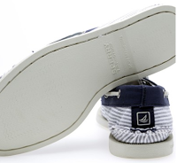 Navy And White To A Summer's Delight: Sperry Topsider Authentic Original in Oxford Cloth