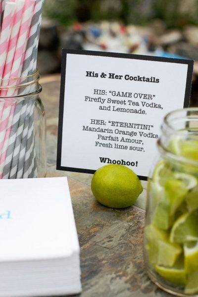 Personalized Wedding Cocktails