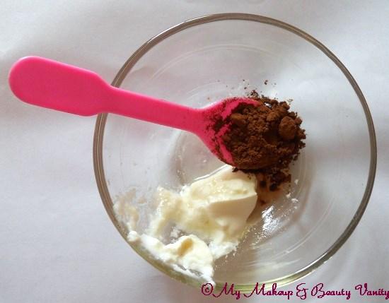 D.I.Y- Chocolate Yogurt Face Mask+chocolate+yogurt+homemade face mask+face mask