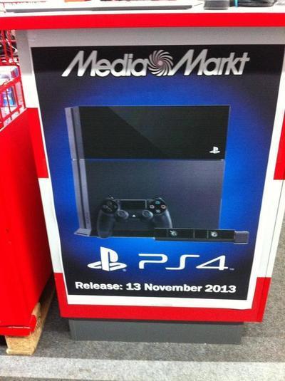 S&S; News: Retailer lists PS4 for November 13th launch