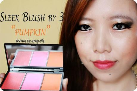 Sleek Blush By 3 Pumpkin Swatches FOTD
