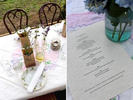 Menu and Place Setting