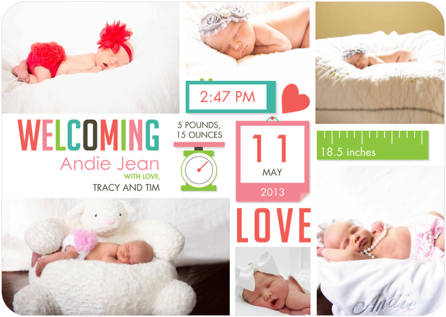 Andie's Birth Announcements