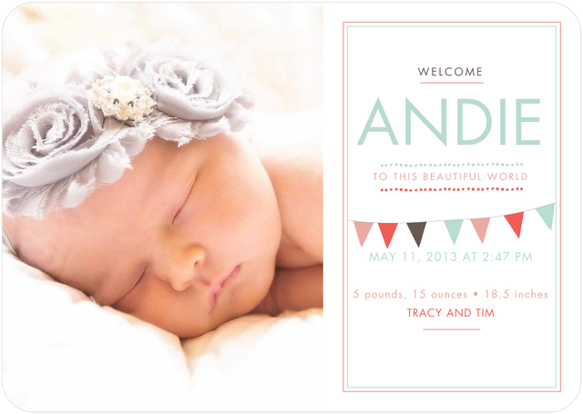 Andie's Birth Announcements