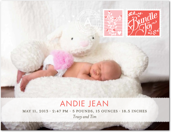 Andie's Birth Announcements