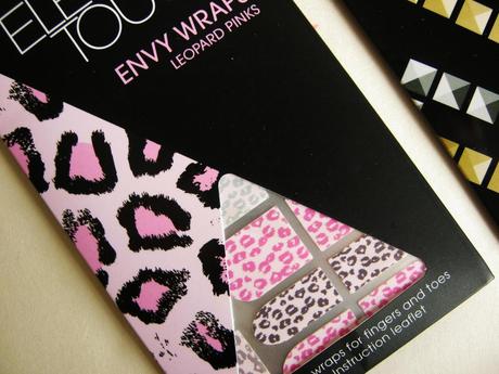 Elegant Touch Nail Wraps - Studs and Leopard Print