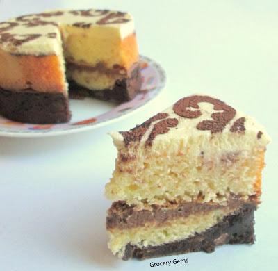 Marks & Spencer Triple Chocolate Brownie Cake
