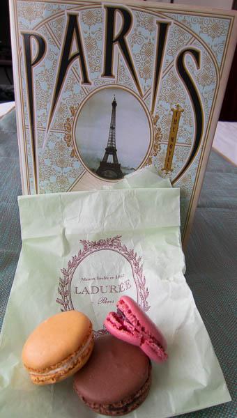 photo of macarons with Paris by Edward Rutherfurd