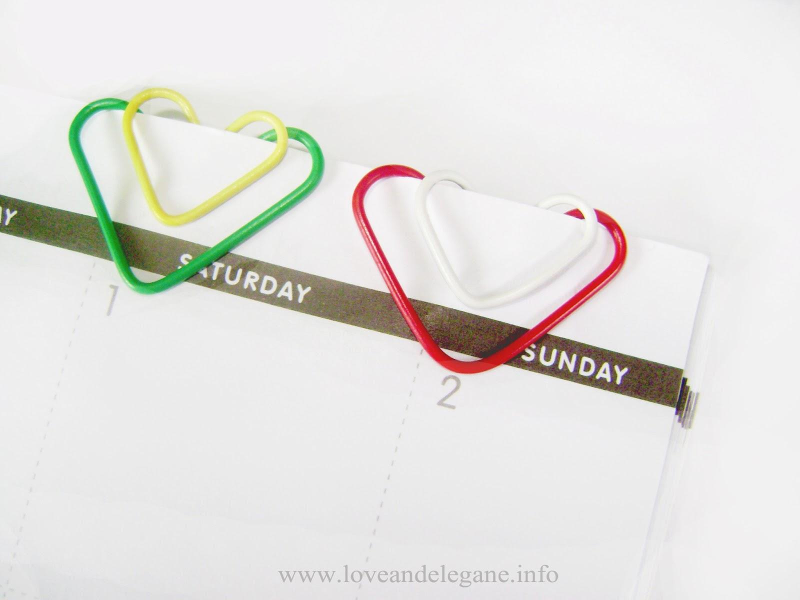 DIY: Heart-shaped paper clips