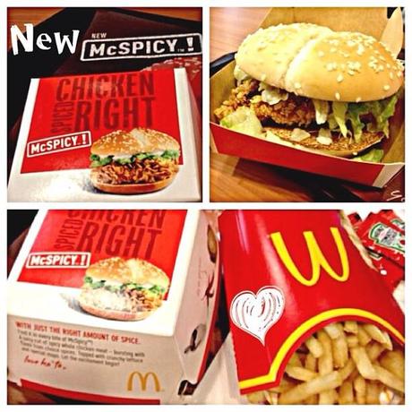 Mc Spicy is pretty good, a lot better than McChicken. It is not too spicy and the patty is quite thick. I like the bun too, not soggy unlike with the original. #food #mcdonalds #mcspicy