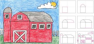 How To Draw a Country Barn