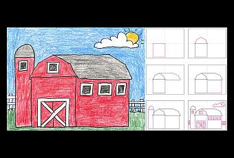 How To Draw a Country Barn - Paperblog
