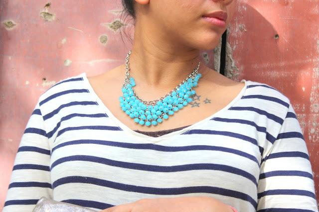 Blue Statement Necklace