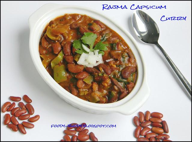 Rajma (Kidney Beans) Capsicum Curry